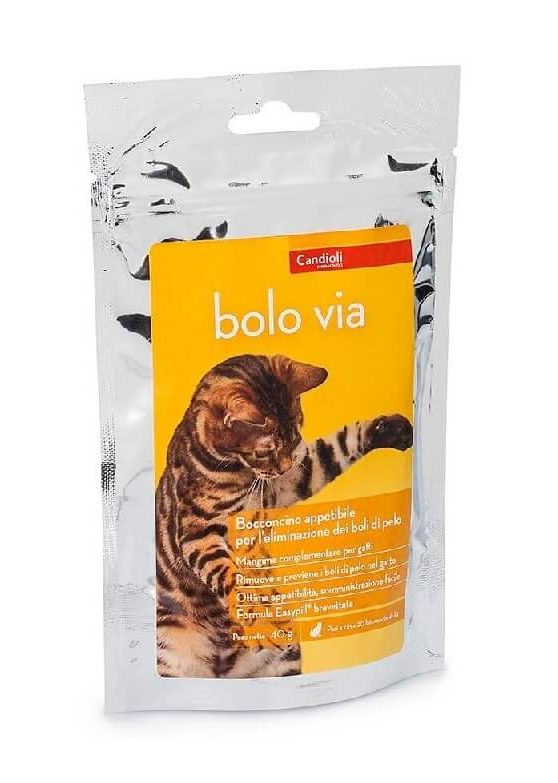 Papildbarība kaķiem matu kamolu profilaksei un izvadīšanai.