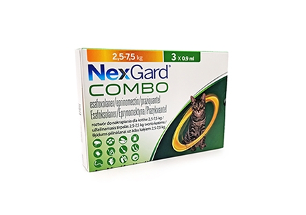 Nexgard Combo Cat 2.5-7.5kg N3