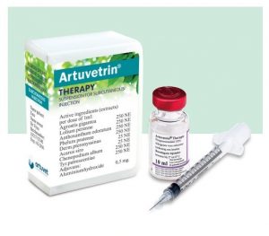 Artuverin hiposensitizācijas komplekts