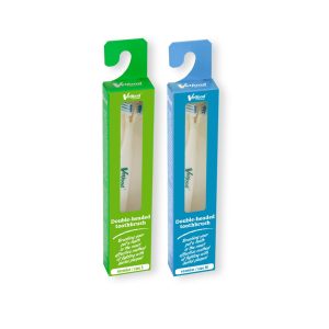 Divpusējās zobu birstes